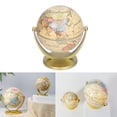 thumbnail image 3 of QIILU Mini World Map Globe English Edition Desktop Rotating Earth Geography Globe Teaching Tool,Globe,Home Decor, 3 of 8