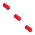 thumbnail image 1 of Ruiboury Roll Pillow For Neck And Back Support Soft And Comfortable All Day Long Natural Polyester Neck Back Support Pillow bright red 30X16 3Set, 1 of 6