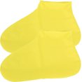 thumbnail image 1 of Unisex Waterproof Disposable Elastic Latex Boot Cover Rain Snow Non-slip Shoe Covers - Size L(Yellow), 1 of 4