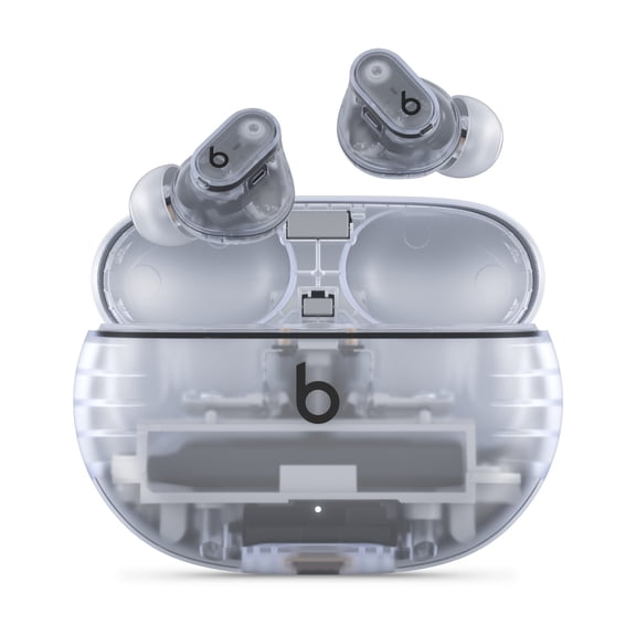 Beats Studio Buds + True Wireless Noise Cancelling Earbuds, Transparent - Certified Pre-Owned