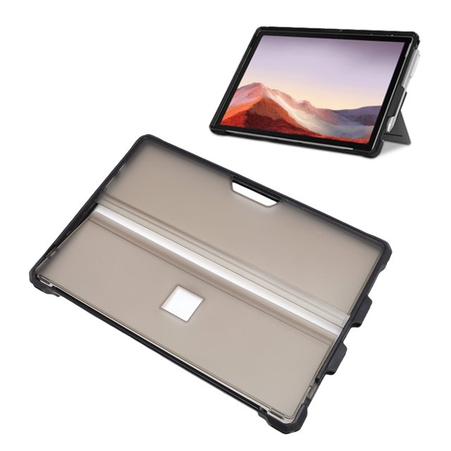 Tablet Protective Case, Convenient Access Precise Fit Tablet Case for 12.3 Inch Tablets Matte White,Matte Gray