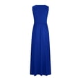 thumbnail image 4 of UPPADA Robe Grande Taille pour Invitées de Mariage pour Femmes à Manches Courtes Robe de Bal de Mariage de Fin d'Année Robe Formelle Robe Longueur au Sol Robe Cocktail de Mariage Robe Portefeuille Formelle Compte, 4 of 5