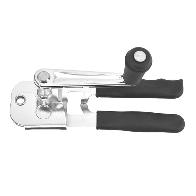 Stainless Steel Manual Can Opener Heavy Duty Multifunctional 360 Hand Crank with Comfortable Grip Kitchen Gadgets for Effortless Opening