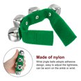 thumbnail image 3 of Unique Bargains 4 Pcs Clochettes de Poignet, Clochettes à Grelots Clochettes de Cheville Instruments de Percussion Rythme Musical pour Fête Noël, Vert, 3 of 5
