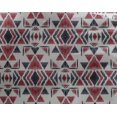 thumbnail image 4 of oneOone Georgette Viscose Fabric Triangle Ikat Print Fabric BTY 42 Inch Wide, 4 of 4