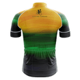 thumbnail image 2 of Black/Green/Yellow Men's Cycling Jersey - L, 2 of 3