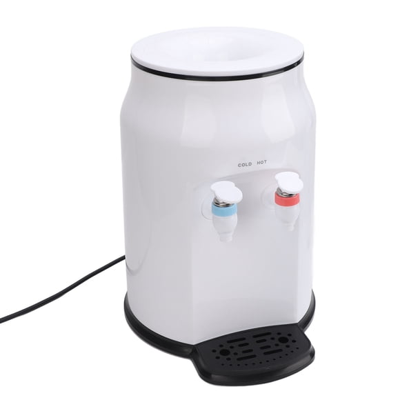 Distributeur d'Eau Chaude et Froide, Doublure en Acier Inoxydable 304 à Chargement par le Haut à Double Usage, Refroidisseur d'Eau de Comptoir pour Bureau pour Dortoir