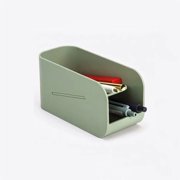 Vacemry Double Layer Magnetic Pen Desk Organizer, Multi-Functional Creative Business Office Storage Box with ABS Plastic for Study Desk Office Table Study Home Stationery Supply