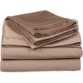 thumbnail image 1 of Alive Pixels Sheet Set (Pack of 2 Set) Taupe Solid 100 Percent Cotton Sheet Set with 15 Inch Fitted Sheet 200TC - Combo Offer (California King, Taupe), 1 of 5