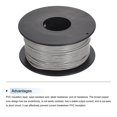 thumbnail image 3 of Uxcell 24AWG Stranded Wire Hookup 30M/100ft Grey, Electrical Wire UL1007 Spool, 3 of 6