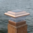 thumbnail image 2 of Solar Lights Outdoor Solar Post Lights Outdoor Fence Cap Light for Posts Patio Garden Decoration White Lighting Black，Lighting Solar Outdoor Post Cap Lights Light for Fence, 2 of 7