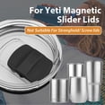 thumbnail image 1 of Closure Bags & Lids - Slider Replacement for 5 Pcs Lid Slider Push Block Components for Multiple Oz Sizes - Fit for Various Lids - Durable and Seal, 1 of 8