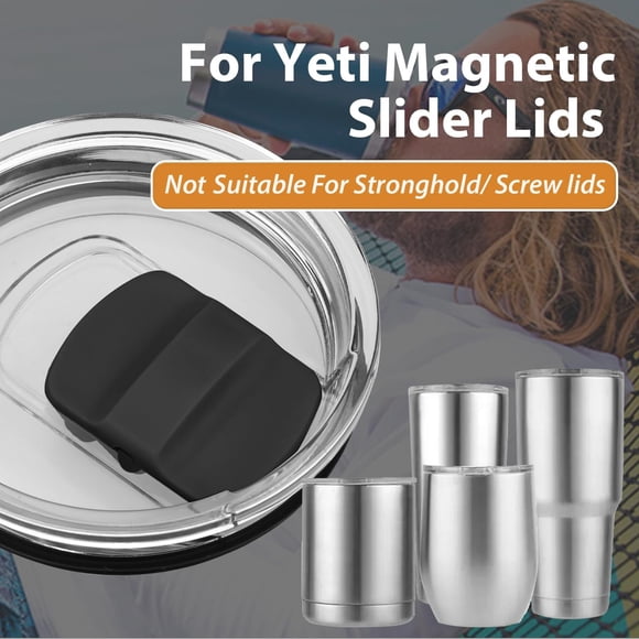 Closure Bags and Lids - Replacement Slider Set for Lids Compatible with Various Sizes - Durable and Efficient Push Block Parts for Storage Solutions