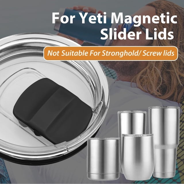 Closure Bags & Lids - Slider Replacement for 5 Pcs Lid Slider Push Block Components for Multiple Oz Sizes - Fit for Various Lids - Durable and Seal