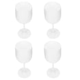 thumbnail image 1 of Miangastore 4Pcs Plastic Wine Cups Plastic Champagne Glass Household Goblets Storage Cups, 1 of 9