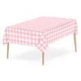 thumbnail image 1 of Penkiiy Plastic Table Cloth Disposable , 54 x 108 Inch Plaid Table Cloths for Parties, Decorative Tablecloths for Rectangle Tables, Plastic Table Cover, Leakproof & Sturdy, 1 of 9