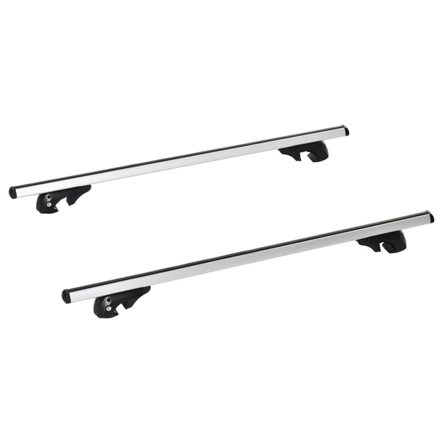 HOMCOM 165lbs Roof Top Rack 2 PC Aluminum Cross Bars Lockable Adjustable