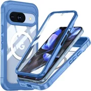 Case for Google Pixel 10 / Pixel 10 Pro, Compatible MagSafe, 360 Degree Full Cover Built-in Screen Protector and Camera Protector,Full Body Phone Cover for Pixel 10 / Pixel 10 Pro 6.3"