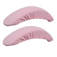 thumbnail image 2 of 2pcs Soft Chair Arm Rest Covers Stretchable Office Chair Armrest Slipcovers - Black, 2 of 6