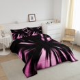 thumbnail image 3 of Erosebridal Girls Abstract Bedding Toddler Comforter Set, Neon Geometry Down Comforter, Modern Fishion Stripe Decor, Reversible, 3 of 7