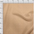 thumbnail image 3 of oneOone Polyester Spandex Mustard Yellow Fabric Geometric Craft Projects Decor Fabric Printed By The Yard 56 Inch Wide, 3 of 5