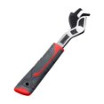 thumbnail image 2 of DYNWAVECA Multifunctional Self Locking Pipe Wrench Tool Forged Steel Three Sided Toothed Multipurpose for Home Maintenance Professional 8inch, 2 of 9