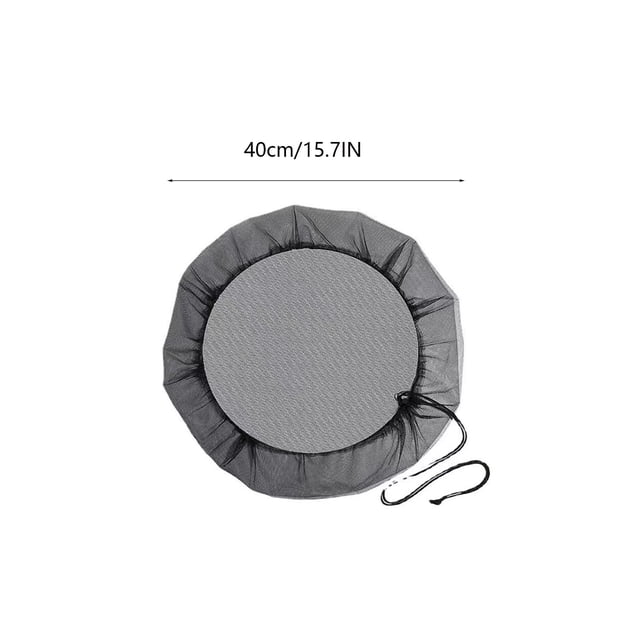 Pisexur Rain Bucket Mesh Reusable Water Barrel Filter Rain Barrel Screen Water Barrel Mesh Flexible Drawstring Water Barrel Top Catcher For Garden