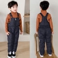 thumbnail image 1 of Girls Windproof Ski Overalls Warm Winter Outdoor Suspender Pants For Childrens, 1 of 4