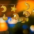 thumbnail image 3 of 5ft 10LED Eid Ramadan String Lights Moon Shaped Lantern Lamp, 3 of 7