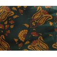 thumbnail image 4 of oneOone Georgette Viscose Fabric Leaves|Floral & Paisley Block Print Fabric BTY 42 Inch Wide, 4 of 4