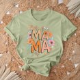 thumbnail image 4 of RKSTN Hauts d'Été pour Femmes Décontractés Coupe Ample Polyvalents T-Shirts Graphiques Mode à Imprimé Floral Respirants Manches Courtes Col Rond T-shirt Blouses, Cadeaux de la Fête des Mères, 4 of 5