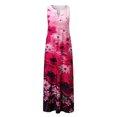 thumbnail image 2 of Innerwin Longues Robes Maxi à Imprimé Floral pour Femmes, Robe d'Été de Plage, Vacances, Sans Manches, Robe Débardeur Hawaïenne Style E 2TG, 2 of 5