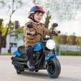thumbnail image 2 of Costway Moto Électrique 6 V pour Enfants avec Roues Stabilisatrices, Phares DEL, Tableau de Musique, Bleu, 2 of 10