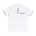 thumbnail image 4 of EOYWHK Henley Shirts for Men Business Casual Button Up Short Sleeve Tees Solid Color Stand Collar Work Blouse, 4 of 7