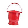 thumbnail image 2 of BELOVING Chamber Pot Bedside Commode Bucket Potty Urine Bucket for Elder Adults Child red, 2 of 9