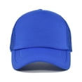 thumbnail image 4 of Mens and Womens Sponge Color Matching Simple Casual Peaked Cap Travel Holiday Sports Baseball Cap, 4 of 4