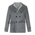 thumbnail image 2 of Qertyioot Tops for Men Fall Winter Casual Long Sleeve Button Fashion Jacket, 2 of 6