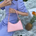 thumbnail image 2 of FunnyBeans Sac Bandoulière Rétro Classique avec Fermeture Éclair pour Femme, Rose, 2 of 9
