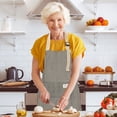 thumbnail image 2 of Lksixu Stripe Aprons Adjust Bib Aprons With Pockets Linen Cooking Kitchen Chef Apron For Women And Men Kitchen Gadgets, 2 of 6
