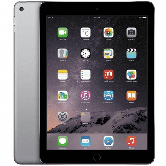 iPad Air 2 Apple Remis à Neuf 64 Go Gris Cosmique (Wi‐Fi) (Remis à Neuf)