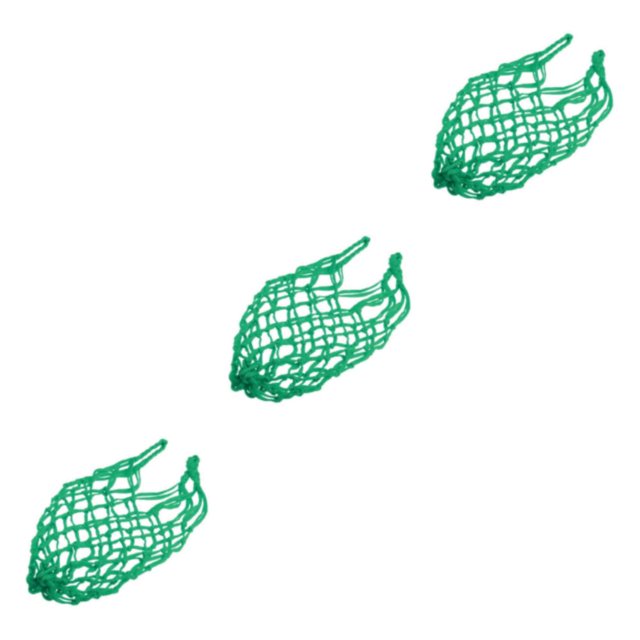 Baohd Sac en Filet pour Ballon 1/2/3/5 Sac de Transport pour Ballon de Basketball Filet de Rangement Support Vert 3 Pcs