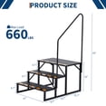 thumbnail image 1 of Yiwa Heavy Duty RV Step Ladder with Handrail, Stable Stairs for Mobile Homes, Pools, Hot Tubs, and Trampolines, 1 of 6