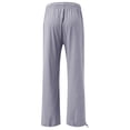 thumbnail image 5 of Timegard Womens Pants Plus Size Elastic High Waisted Drawstring Wide Leg Lightweight Casual Loose Trousers, 5 of 5