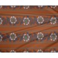 thumbnail image 4 of oneOone Polyester Lycra Fabric Leaves & Floral Block Printed Craft Fabric BTY 56 Inch Wide, 4 of 4