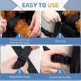 thumbnail image 4 of ORUYROP Pet Dog Carrier Backpack Adjustable Dog Front Carrier, Legs Out Easy-Fit Dog Travel Backpack Carrier for Hiking Camping for Small Medium Dogs Cats and Rabbits (Medium, Pink), 4 of 6