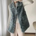 thumbnail image 1 of LOVZFMLL Vestes pour Femmes Mode Décontractée Manteau d'Hiver Intégré Veste Mi-Longue, 1 of 3
