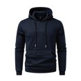 thumbnail image 2 of Men's Casual Hooded Cardigan with Button Detail and Long Sleeves, 2 of 6