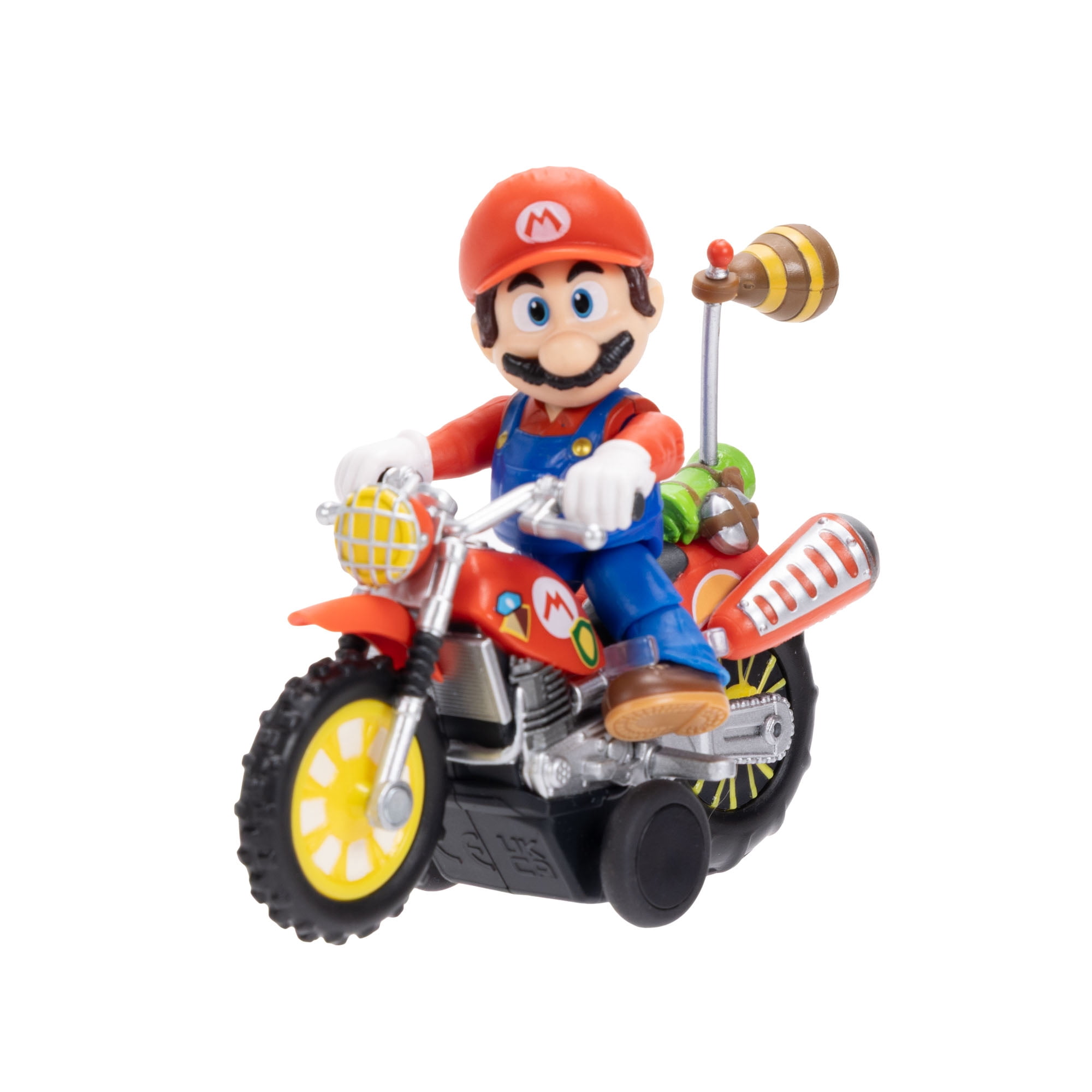 The Super Mario Galaxy Movie – 2.5” Figure with Pull Back Motorcycle – Mario