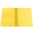 thumbnail image 3 of Yellow Plastic Folder With Pockets Letter Size File Folder Document Organizer For Office School Supplies Heavy Duty Portfolio With Card Slot, 3 of 5
