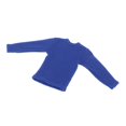 thumbnail image 2 of Chemise Mini à Manches Longues à l'Échelle 1/12 Durable Mode Décontractée Uniforme Tenue Costume Bleu, 2 of 8